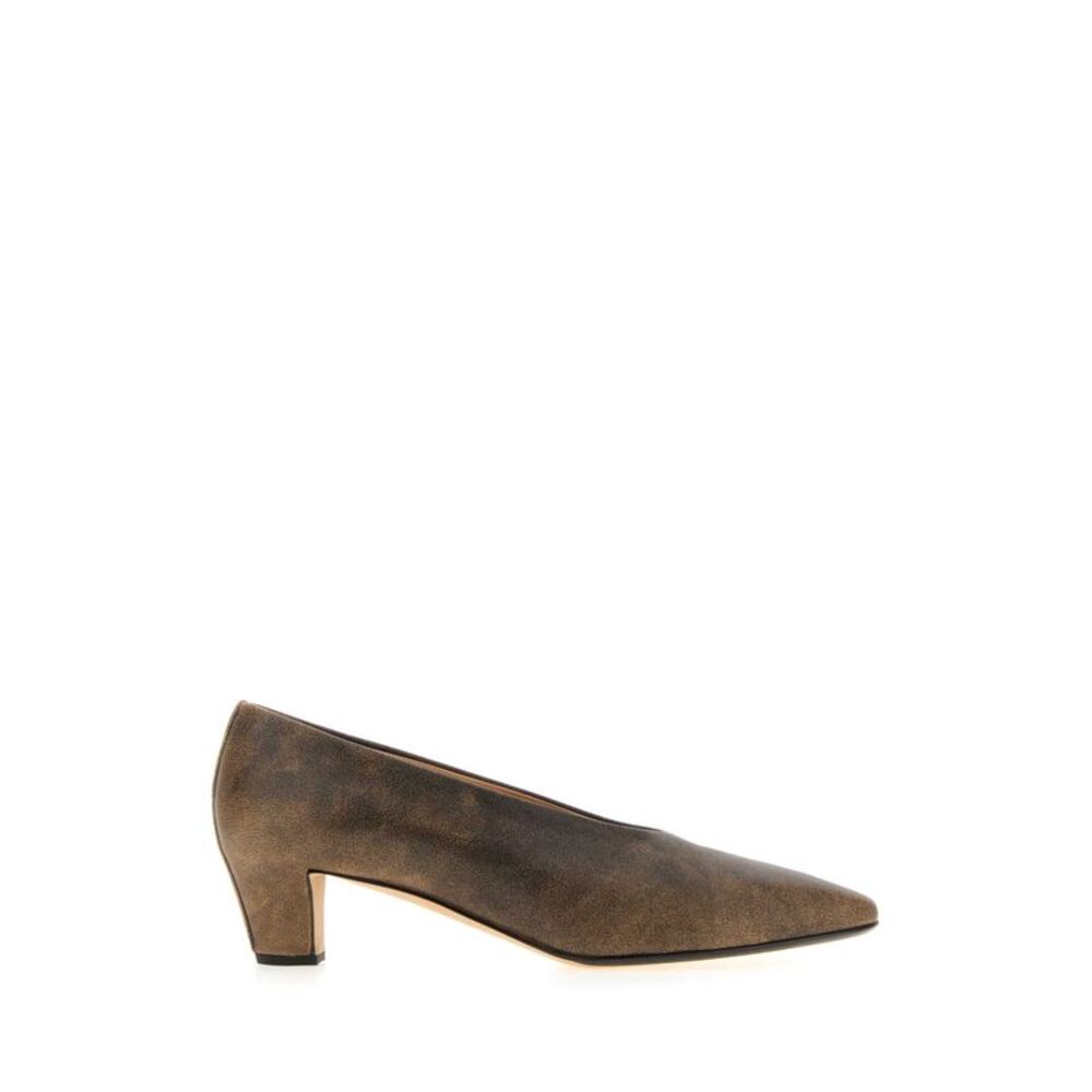 Calvin Klein Collection Women Black Leather Bri Pumps